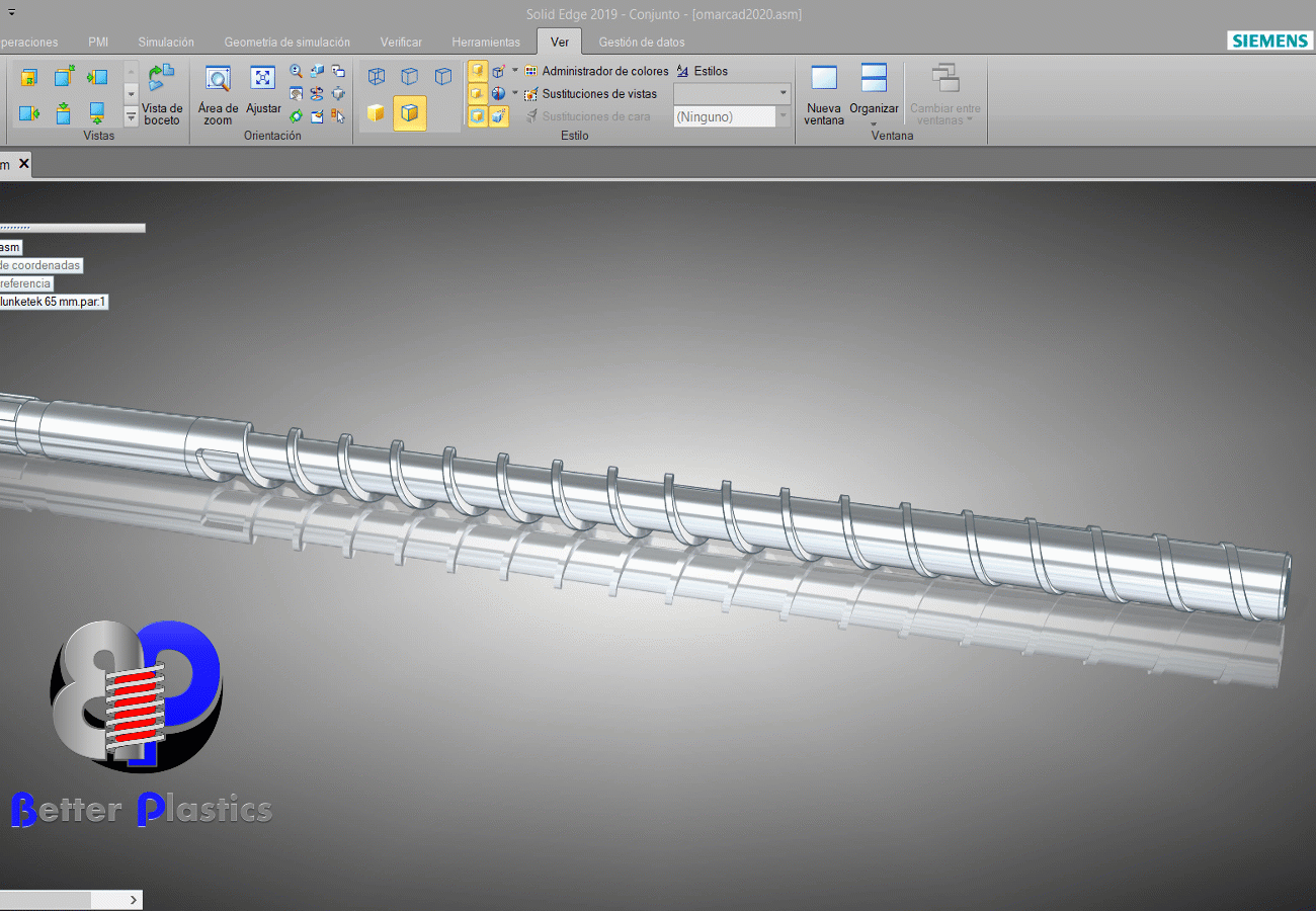 software 3D bplastics_ Husillos
